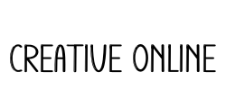 Creative Online Font Image