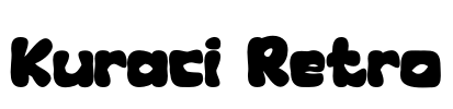 Kuraci Retro Font Image