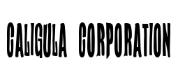 Caligula Corporation Font Image