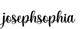 josephsophia Font Image