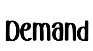 Demand Font Image