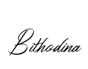 Bithodina Font Image
