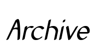 Archive Font Image