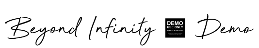 Beyond Infinity - Demo Font Image