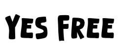 Yes Free Font Image