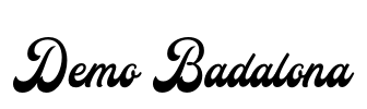 Demo Badalona Font Image