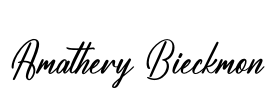Amathery Bieckmon Font Image