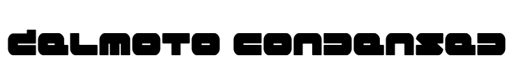Delmoto Condensed Font Image