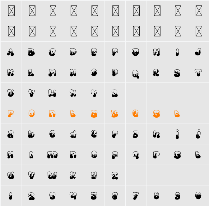 Cold Snowflake Five Character Map