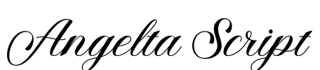 Angelta Script Font Image
