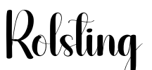 Rolsting Font Image