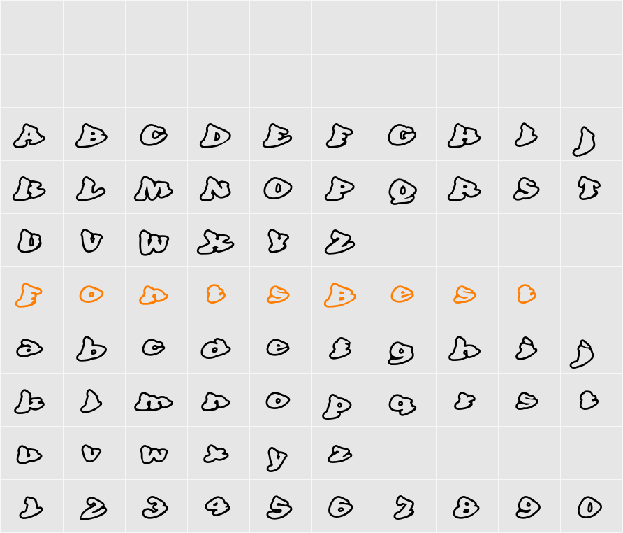 Puff Flying Character Map