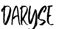 Daryse Font Image