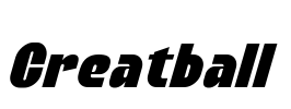 Creatball Font Image