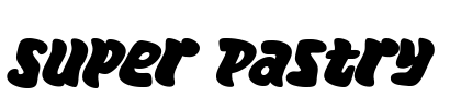 Super Pastry Font Image