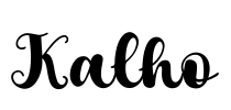 Kalho Font Image