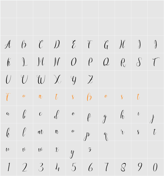 Amettha Character Map