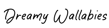 Dreamy Wallabies Font Image