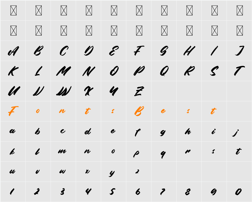 Alongside Demo Character Map