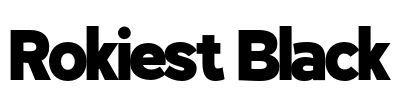 Rokiest Black Font Image