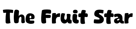 The Fruit Star Font Image