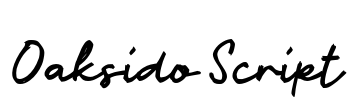 Oaksido Script Font Image