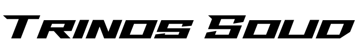Trinos Solid Font Image
