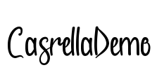 CasrellaDemo Font Image