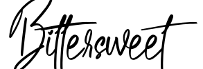 Bittersweet Font Image