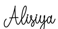 Alisiya Font Image