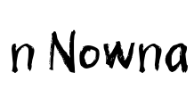 n Nowna Font Image