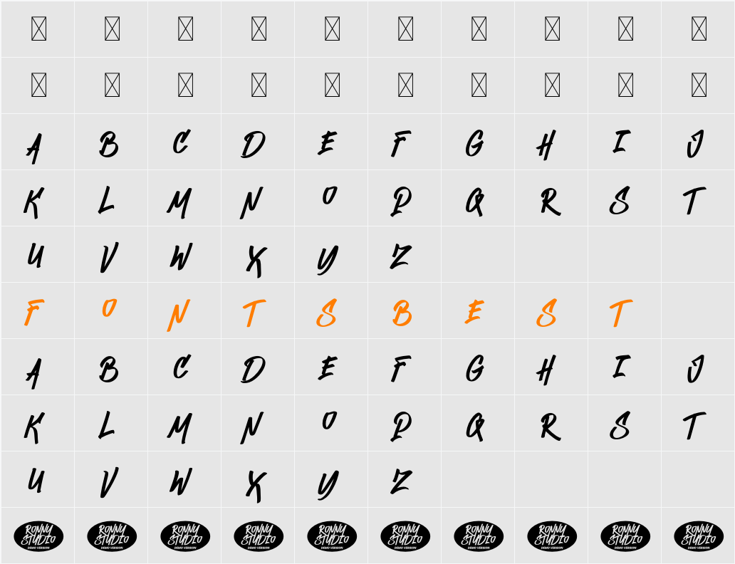 Echoed Vandalism DEMO Character Map
