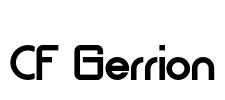 CF Gerrion Font Image