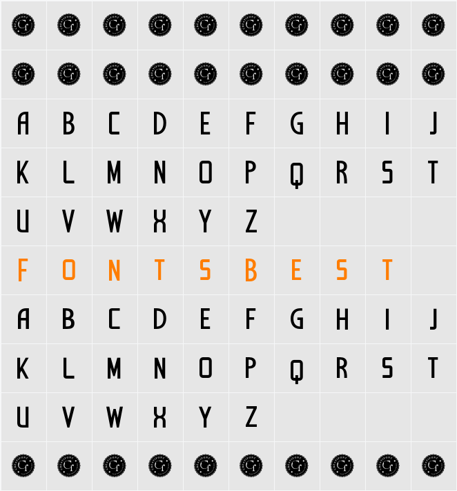 CF Pivouter Demo Character Map