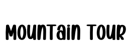 Mountain Tour Font Image