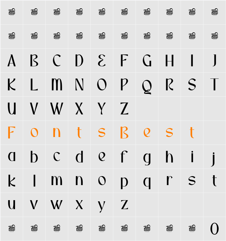 ORSATTA Trial Character Map