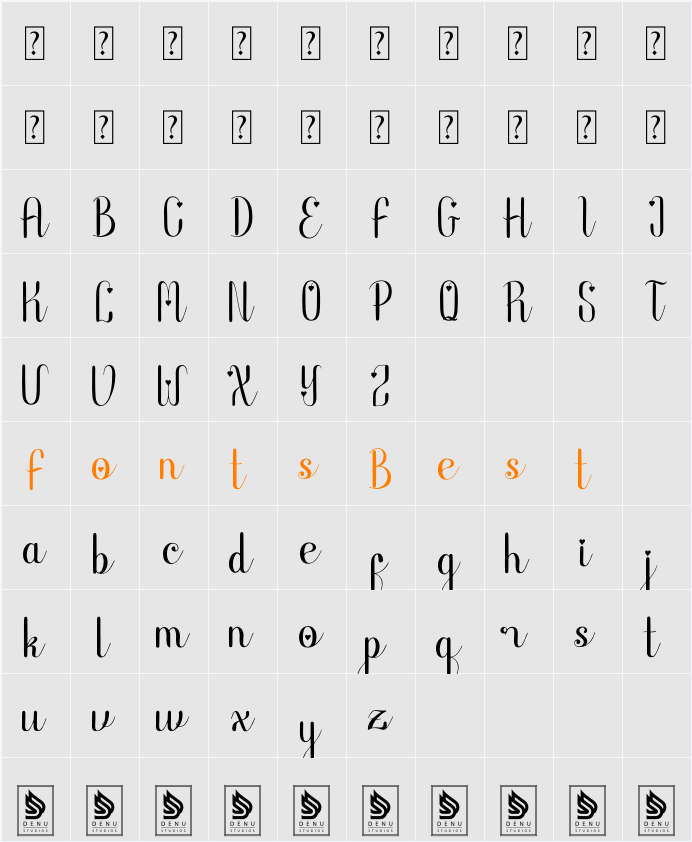 Enfiyali Alovelly Character Map