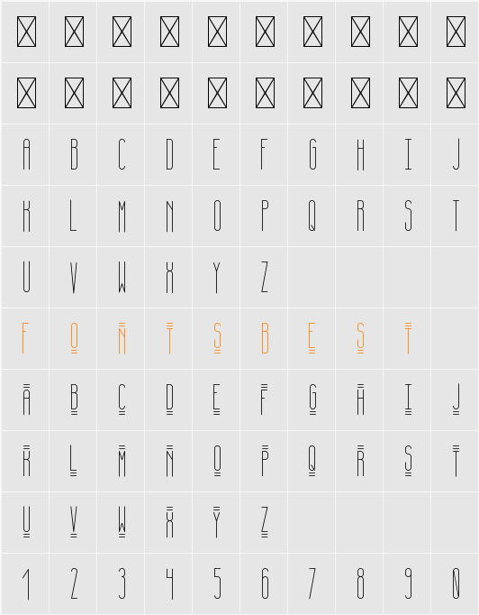April Character Map