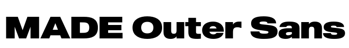 MADE Outer Sans Font Image