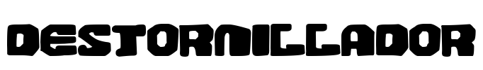 Destornillador Font Image