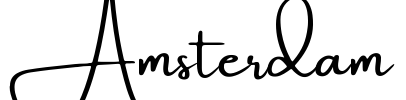 Amsterdam Font Image