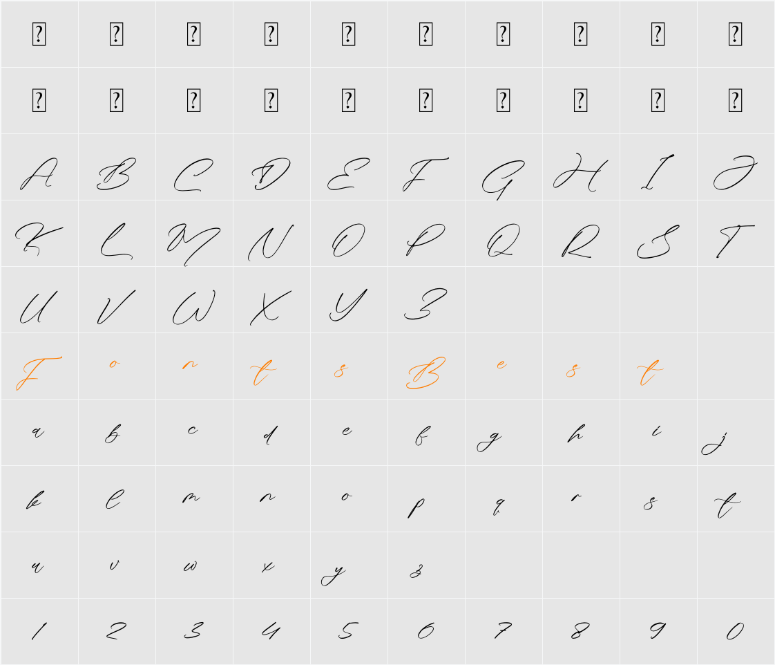 Monsttreal Character Map