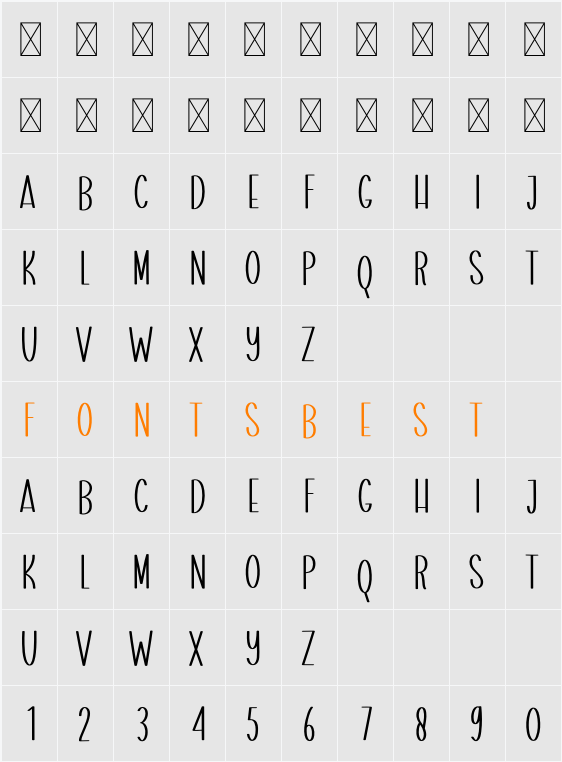 Family House Character Map