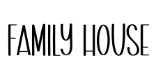 Family House Font Image