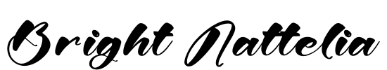 Bright Nattelia Font Image