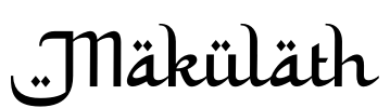 Makulath Font Image