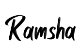 Ramsha Font Image