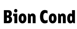 Bion Cond Font Image