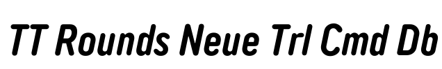 TT Rounds Neue Trl Cmd Db Font Image