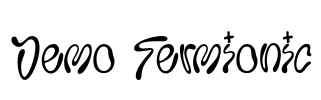 Demo Fermionic Font Image